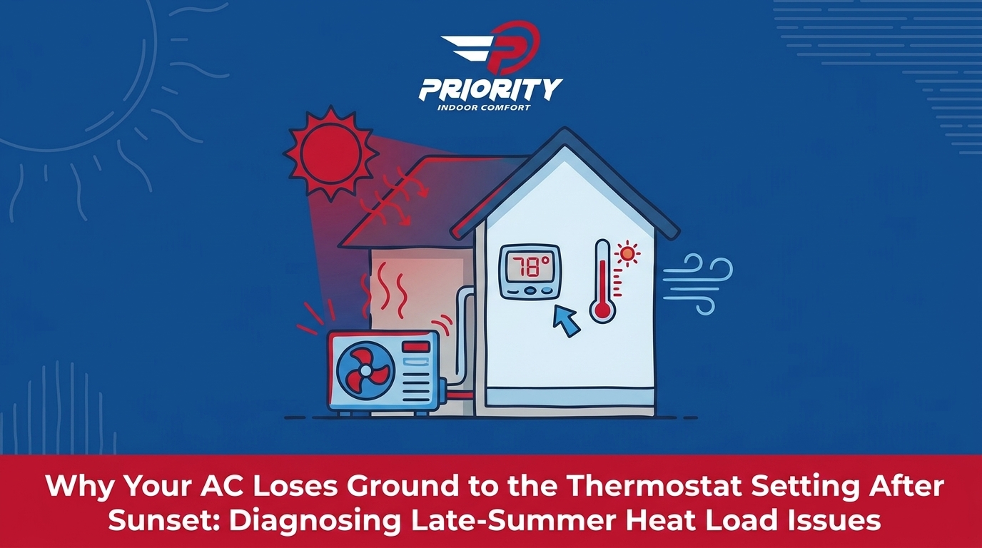 Why Your AC Loses Ground to the Thermostat Setting After Sunset: Diagnosing Late-Summer Heat Load Issues