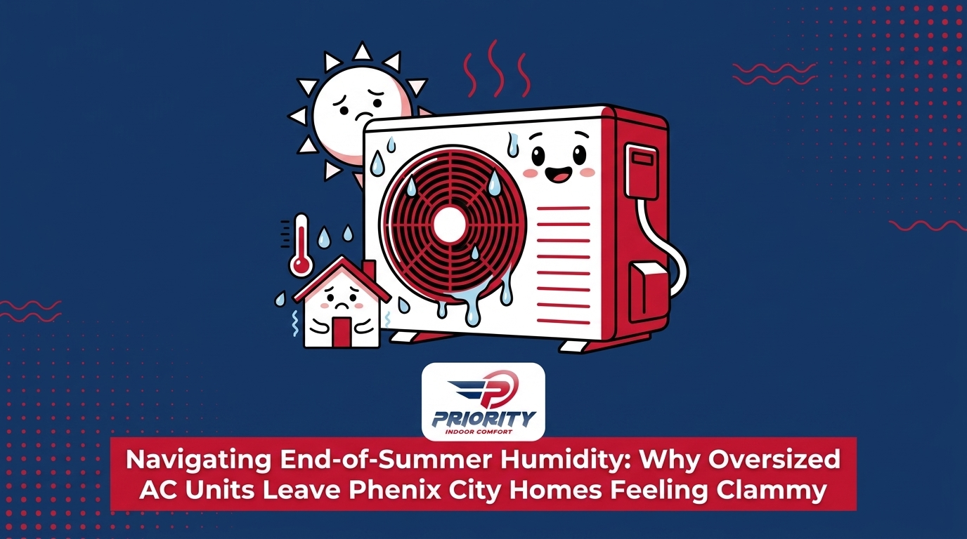Navigating End-of-Summer Humidity: Why Oversized AC Units Leave Phenix City Homes Feeling Clammy