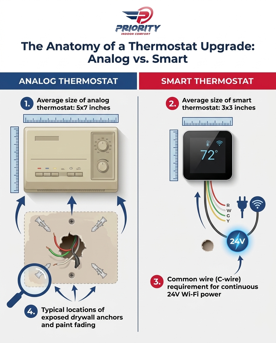 The Anatomy of a Thermostat Upgrade: Analog vs. Smart